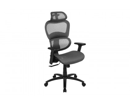 BLNK LO Ergonomic Mesh Office Chair with 2-to-1 Synchro-Tilt, Adjustable Headrest, Lumbar Support, and Adjustable Pivot Arms