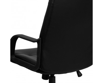 BLNK - Holly Glove Vinyl High-Back Executive Swivel Office Chair with Arms