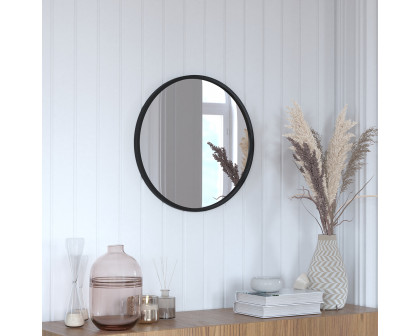 BLNK Julianne Style 2 Round Metal Framed Wall Mirror