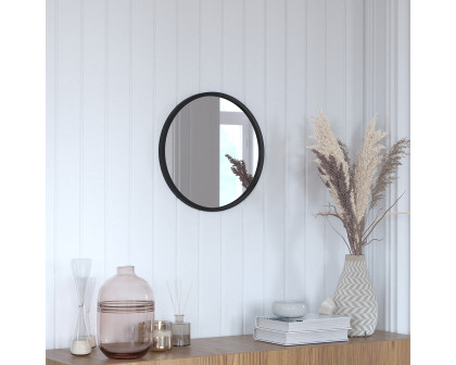 BLNK Julianne Style 2 Round Metal Framed Wall Mirror