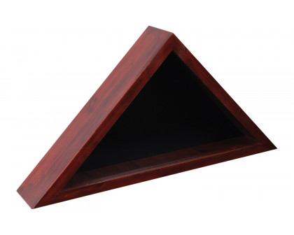 BLNK Sheehan Solid Wood Memorial Flag Display Case - Mahogany