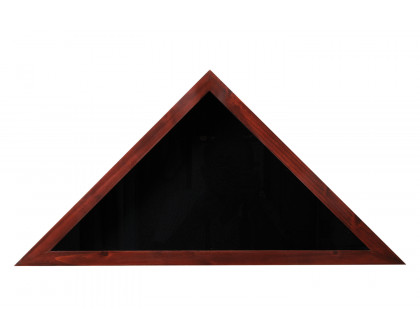 BLNK Sheehan Solid Wood Memorial Flag Display Case - Mahogany