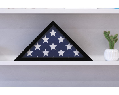 BLNK Sheehan Solid Wood Memorial Flag Display Case