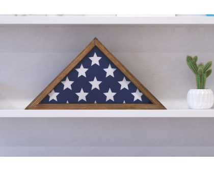 BLNK Sheehan Solid Wood Memorial Flag Display Case