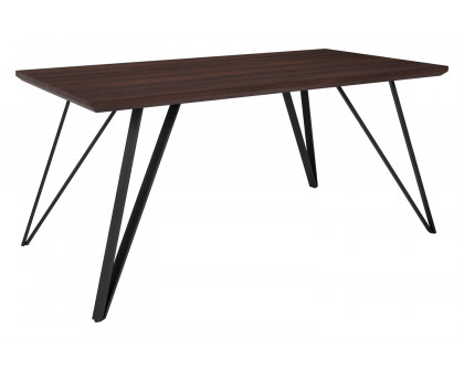 BLNK Corinth Rectangular Dining Table - Dark Ash