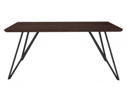 BLNK Corinth Rectangular Dining Table - Dark Ash