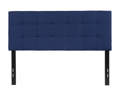 BLNK Bedford Fabric Tufted Upholstered Headboard - Navy, Full Size