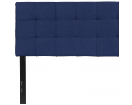 BLNK Bedford Fabric Tufted Upholstered Headboard - Navy, Full Size