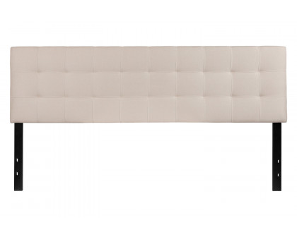 BLNK Bedford Fabric Tufted Upholstered Headboard - Beige, King Size