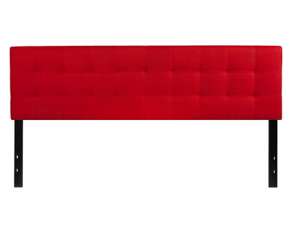 BLNK Bedford Fabric Tufted Upholstered Headboard - Red, King Size