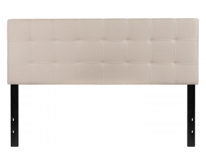 BLNK Bedford Fabric Tufted Upholstered Headboard - Beige, Queen Size