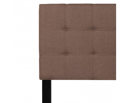 BLNK Bedford Fabric Tufted Upholstered Headboard - Camel, Queen Size