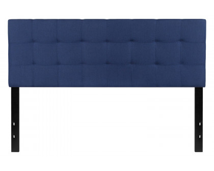 BLNK Bedford Fabric Tufted Upholstered Headboard - Navy, Queen Size