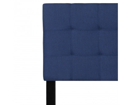 BLNK Bedford Fabric Tufted Upholstered Headboard - Navy, Queen Size