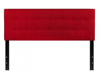 BLNK Bedford Fabric Tufted Upholstered Headboard - Red, Queen Size