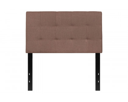 BLNK Bedford Fabric Tufted Upholstered Headboard - Camel, Twin Size