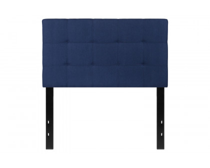 BLNK Bedford Fabric Tufted Upholstered Headboard - Navy, Twin Size