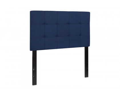 BLNK Bedford Fabric Tufted Upholstered Headboard - Navy, Twin Size