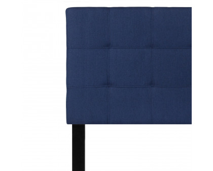 BLNK Bedford Fabric Tufted Upholstered Headboard - Navy, Twin Size