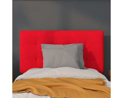 BLNK Bedford Fabric Tufted Upholstered Headboard - Red, Twin Size