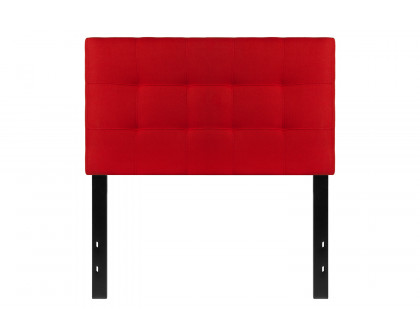 BLNK Bedford Fabric Tufted Upholstered Headboard - Red, Twin Size