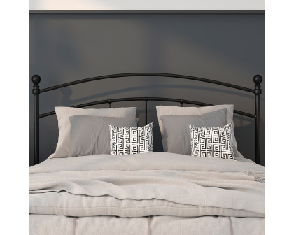 BLNK Woodstock Metal Decorative Headboard - Black, Full Size