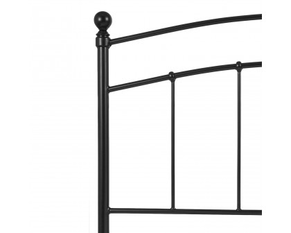 BLNK Woodstock Metal Decorative Headboard - Black, Full Size