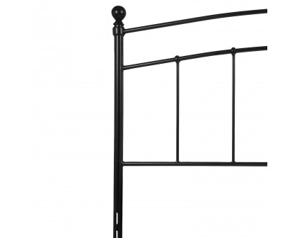 BLNK Woodstock Metal Decorative Headboard - Black, King Size