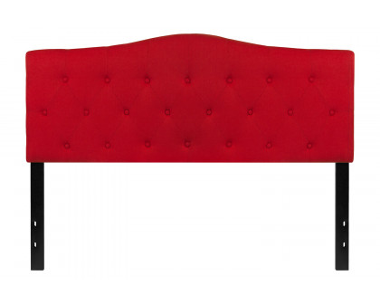 BLNK Cambridge Fabric Tufted Upholstered Headboard - Red, Queen Size