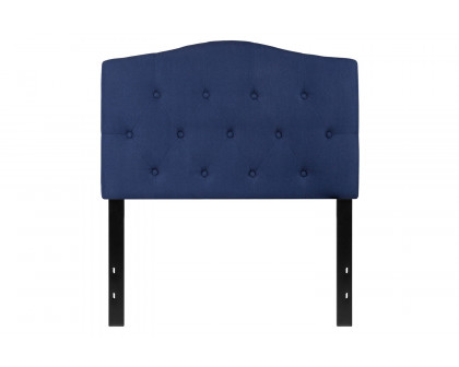 BLNK Cambridge Fabric Tufted Upholstered Headboard - Navy, Twin Size