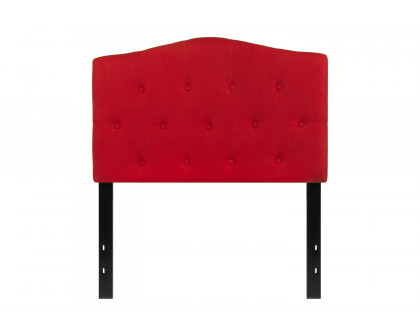 BLNK Cambridge Fabric Tufted Upholstered Headboard - Red, Twin Size