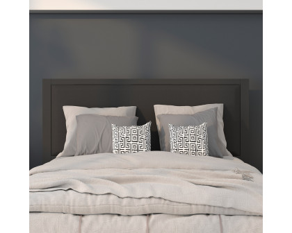 BLNK Melbourne Fabric Upholstered Headboard - Black, Full Size