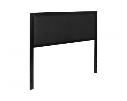 BLNK Melbourne Fabric Upholstered Headboard - Black, Full Size