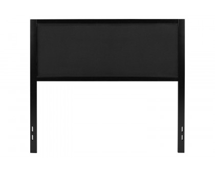 BLNK Melbourne Fabric Upholstered Headboard - Black, Full Size