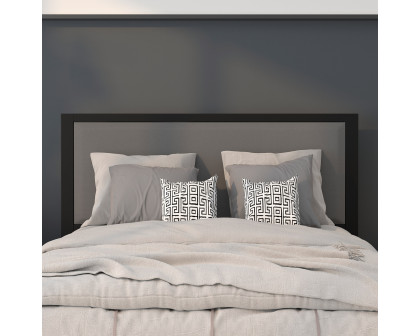 BLNK Melbourne Fabric Upholstered Headboard - Dark Gray, Full Size