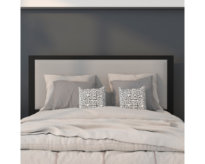 BLNK Melbourne Fabric Upholstered Headboard - Light Gray, Full Size