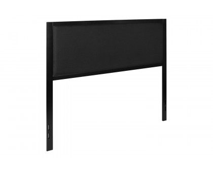 BLNK Melbourne Fabric Upholstered Headboard - Black, Queen Size