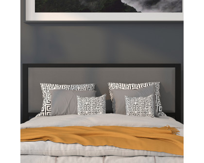 BLNK Melbourne Fabric Upholstered Headboard - Dark Gray, Queen Size