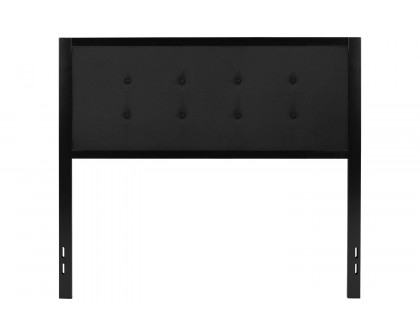 BLNK Bristol Fabric Tufted Upholstered Headboard - Black, Full Size