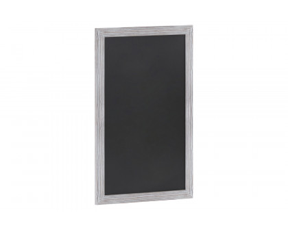 BLNK - Canterbury Whitewashed Wall Mount Magnetic Chalkboard Sign with Eraser