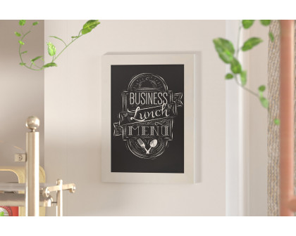 BLNK Canterbury Wall Mount Magnetic Chalkboard Sign with Eraser