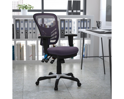 BLNK Nicholas Mid-Back Mesh Multifunction Executive Swivel Ergonomic Office Chair with Adjustable Arms