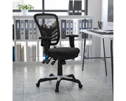 BLNK Nicholas Mid-Back Mesh Multifunction Executive Swivel Ergonomic Office Chair with Adjustable Arms