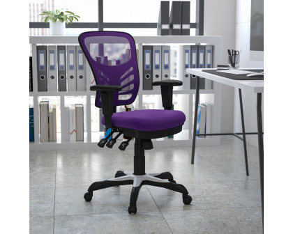 BLNK Nicholas Mid-Back Mesh Multifunction Executive Swivel Ergonomic Office Chair with Adjustable Arms