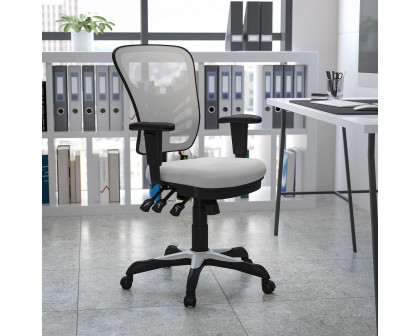 BLNK Nicholas Mid-Back Mesh Multifunction Executive Swivel Ergonomic Office Chair with Adjustable Arms