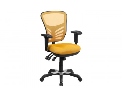 BLNK Nicholas Mid-Back Mesh Multifunction Executive Swivel Ergonomic Office Chair with Adjustable Arms