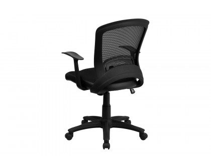 BLNK - Manny Mid-Back Designer Mesh Swivel Task Office Chair with Arms