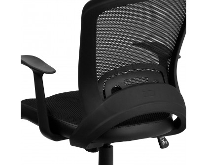 BLNK - Manny Mid-Back Designer Mesh Swivel Task Office Chair with Arms