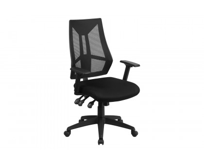 BLNK - Ivan High-Back Mesh Multifunction Swivel Ergonomic Task Office Chair with Adjustable Arms