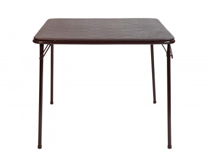 BLNK Madelyn Folding Card Table - Brown